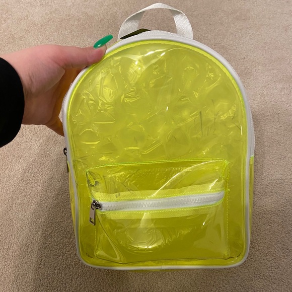 Forever 21 Translucent Structured Backpack - Picture 1 of 4